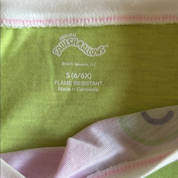 Colorful Squishmallow Animal Print Kids Pajama Set - Picture 7 of 8